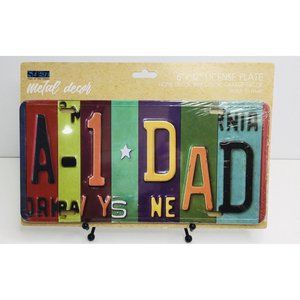 A-1 DAD License Plate Sign Metal - Home Decor - Bar - Garage Decor  6" x 12"